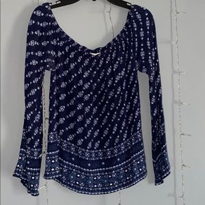 Off the shoulder shirt